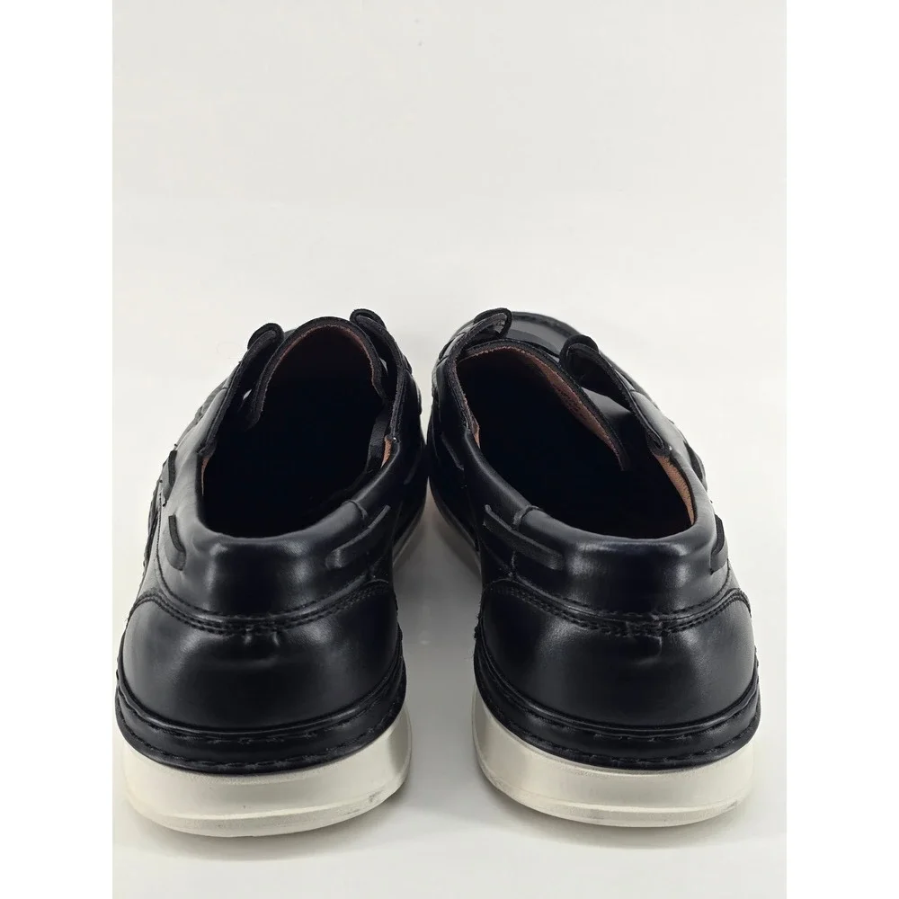 XRAY Ultimate Comfort Mens Black Boat Shoes Moc Toe Loafers XRW1765 Size 11